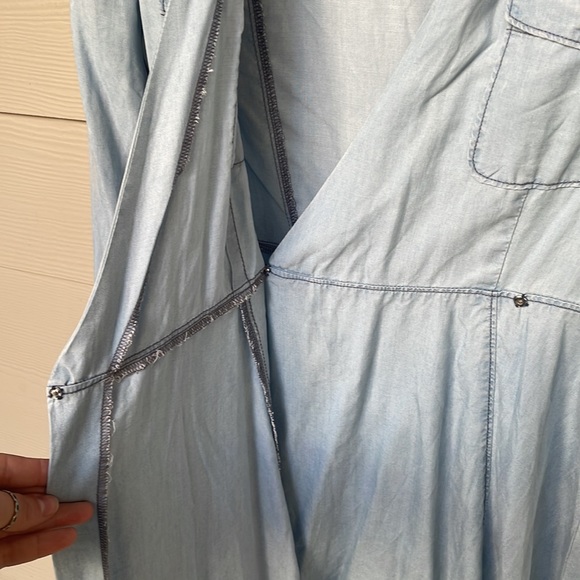 BB DAKOTA Wrap Dress 100% Tencel - Picture 7 of 8